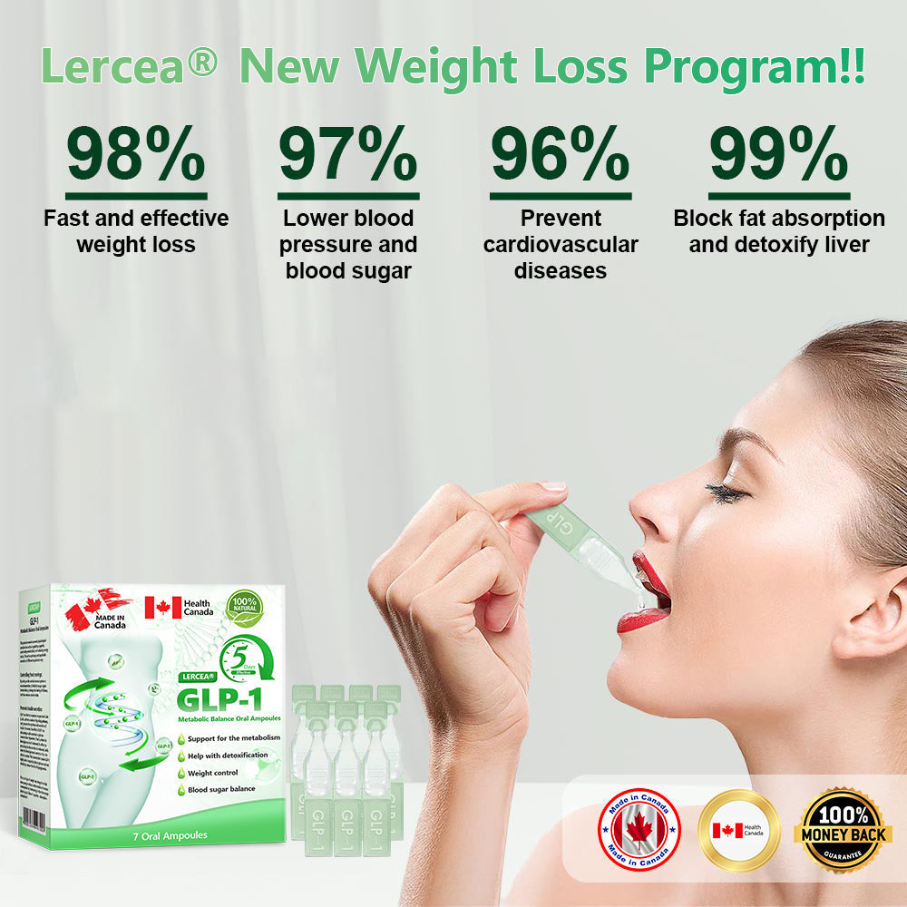 30% OFF🎁🎁𝐋𝙀𝑹𝐂𝗘𝗔® 𝑮𝗟𝐏-𝟭 Metabolic Balance Oral Ampoules👩‍⚕️